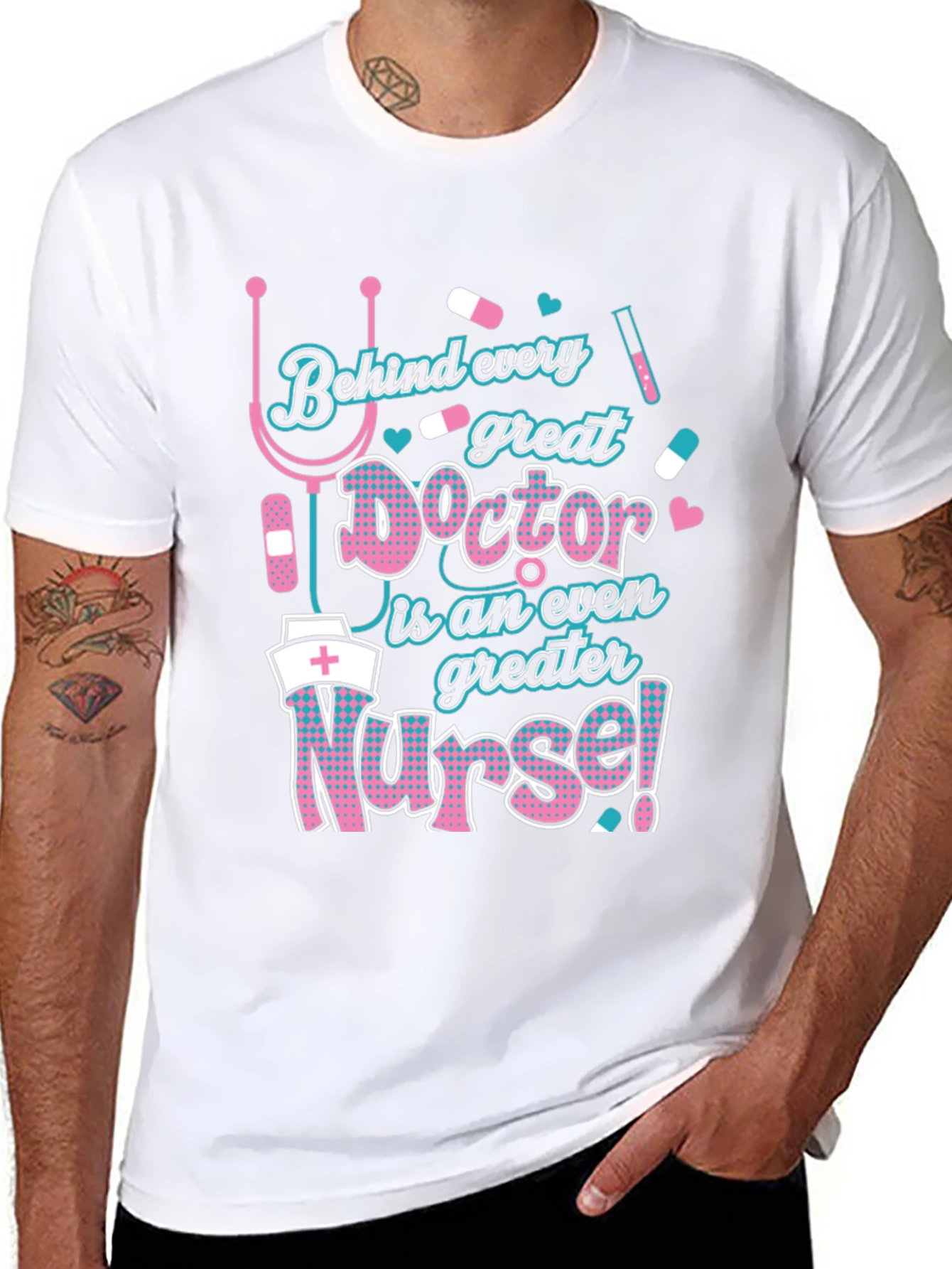 Doctor Nurse Graphic Tee - Medical Appreciation Shirt