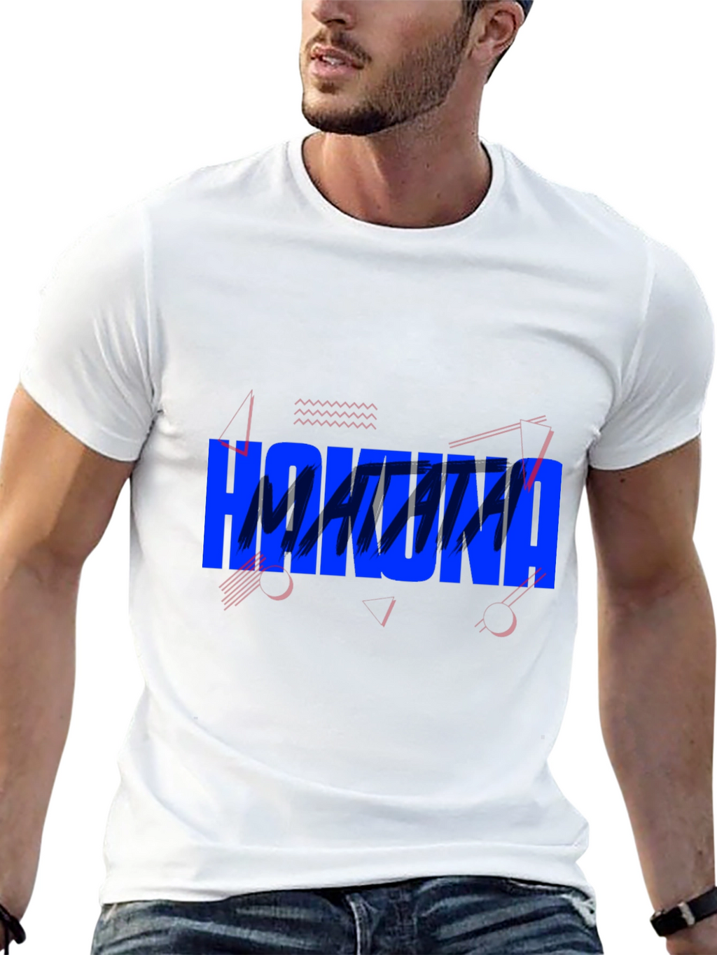 Hakuna Matata Graphic Tee - Casual Black T-Shirt