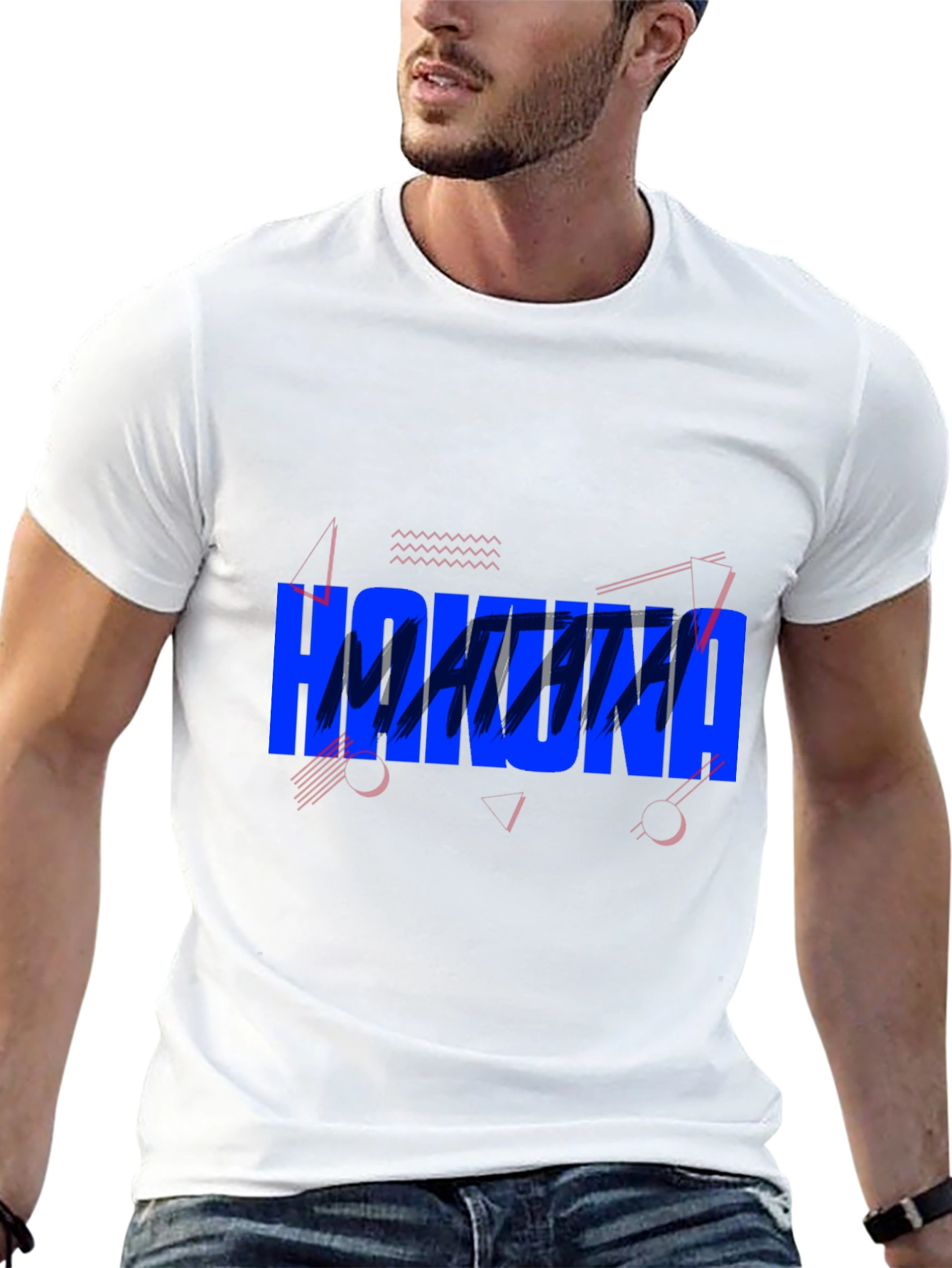 Hakuna Matata Graphic Tee - Casual Black T-Shirt