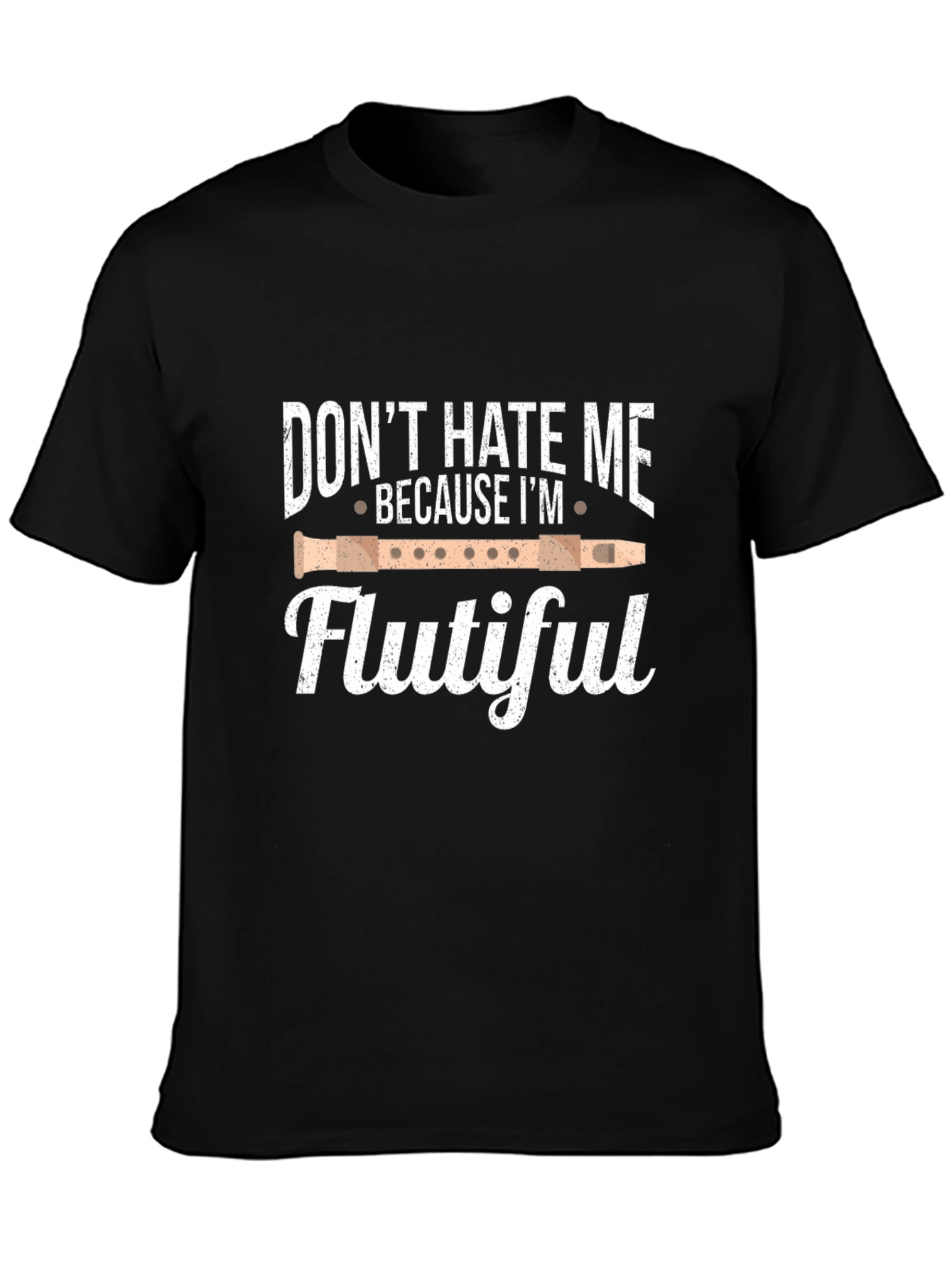 Dont Hate Me Flutiful Black T-Shirt