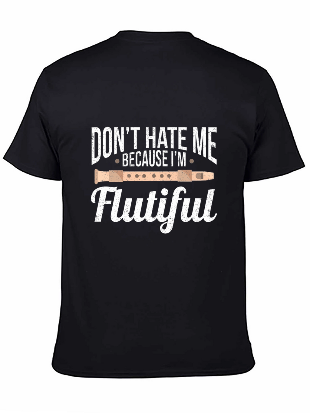 Dont Hate Me Flutiful Black T-Shirt
