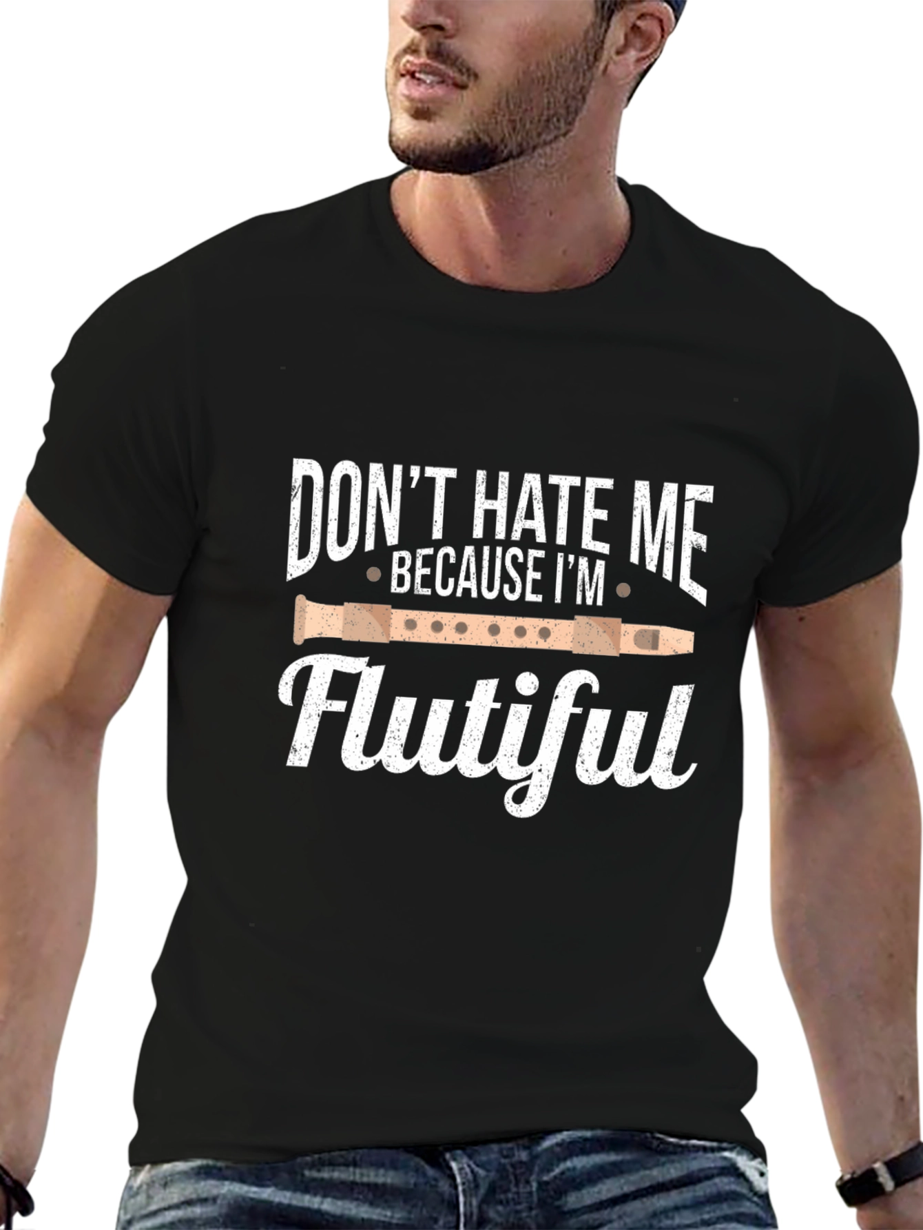 Dont Hate Me Flutiful Black T-Shirt