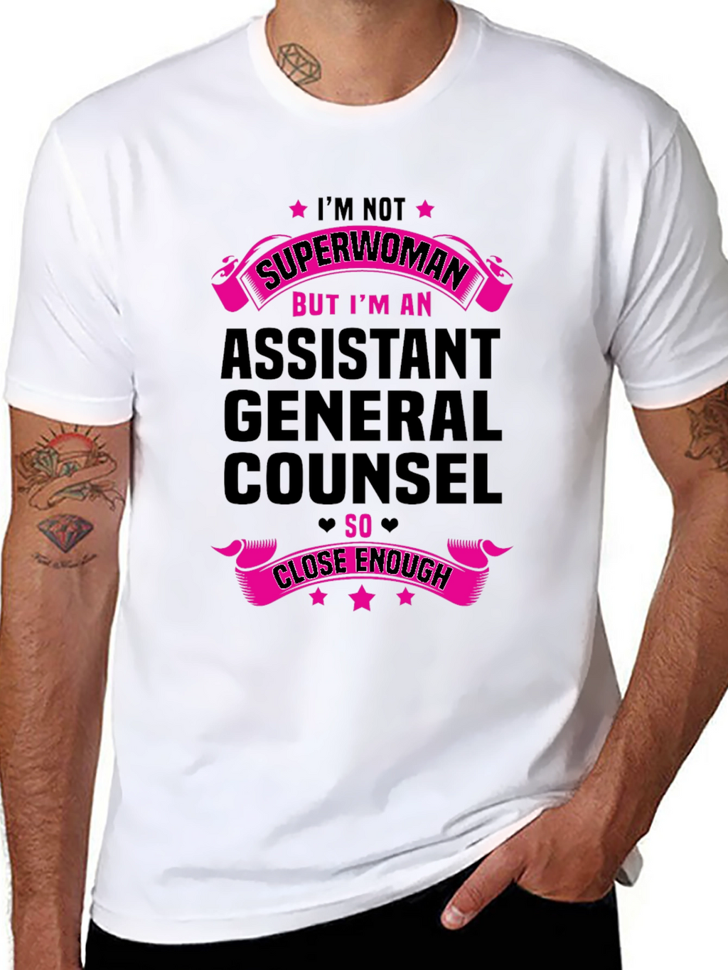 Assistant General Counsel T-Shirt Superwoman Close Enough Tee
