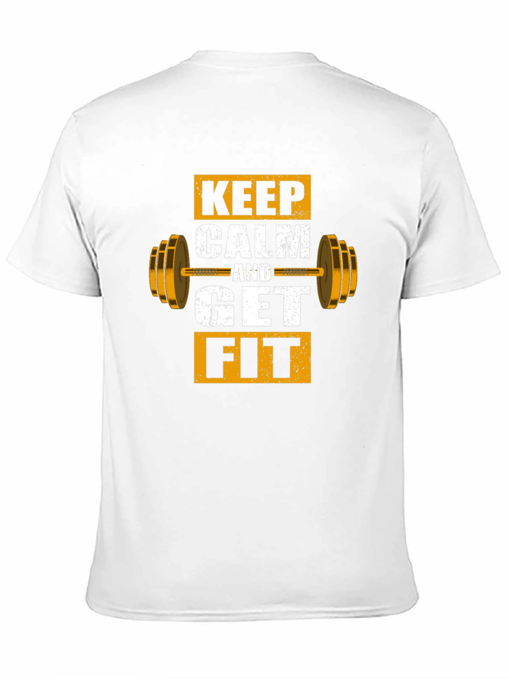 Keep Calm and Get Fit Graphic T-Shirt