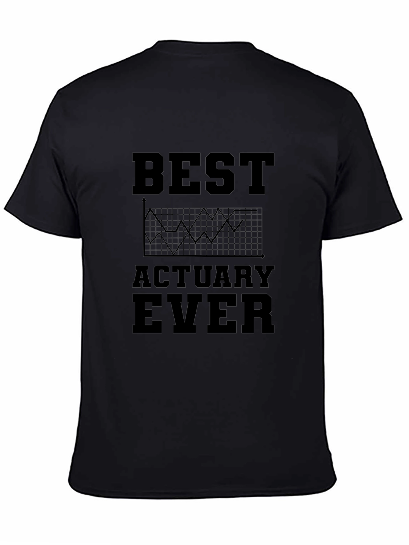 Best Actuary Ever T-Shirt - Stock Market Design