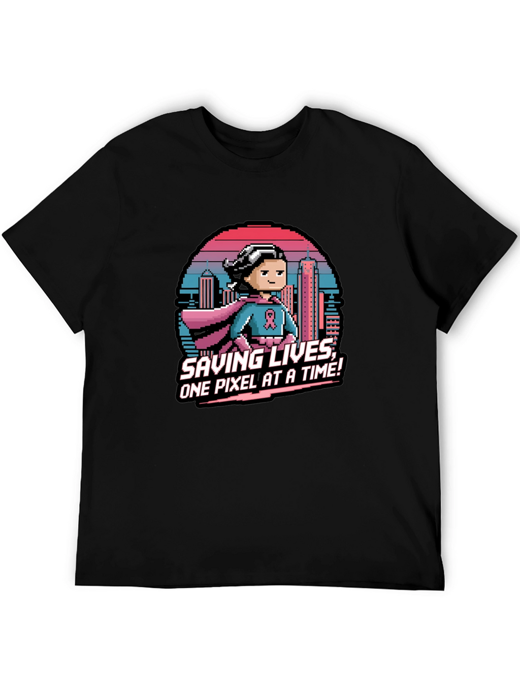 Saving Lives Pixel Art T-Shirt
