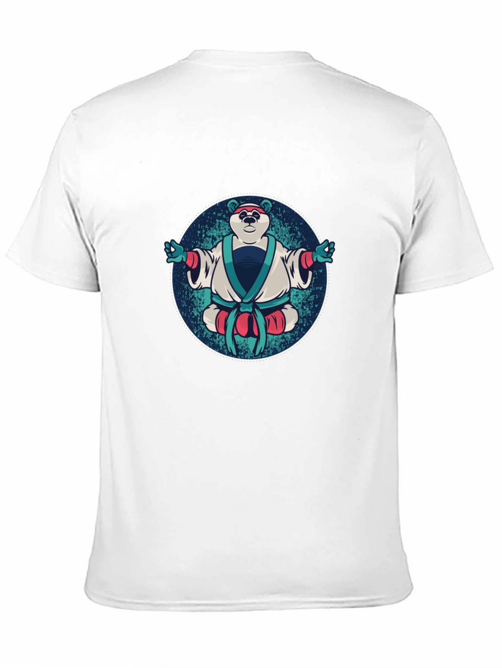 Zen Panda T-Shirt - Black Cotton Tee