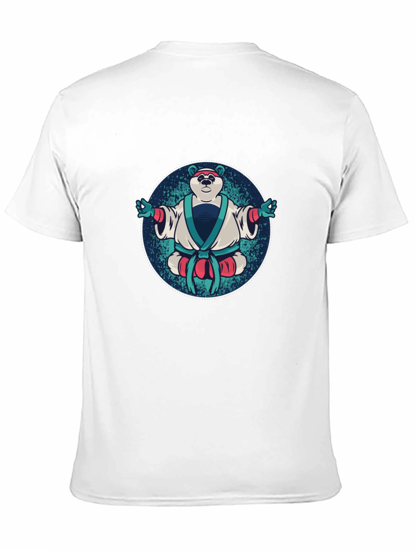 Zen Panda T-Shirt - Black Cotton Tee