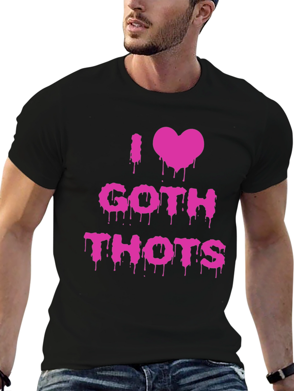 I Heart Goth Thots Black T-Shirt