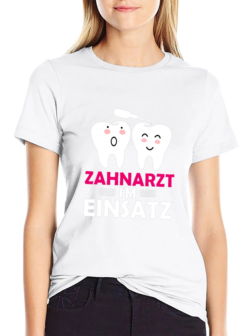 Dentist in Action T-Shirt Funny Dental Tee
