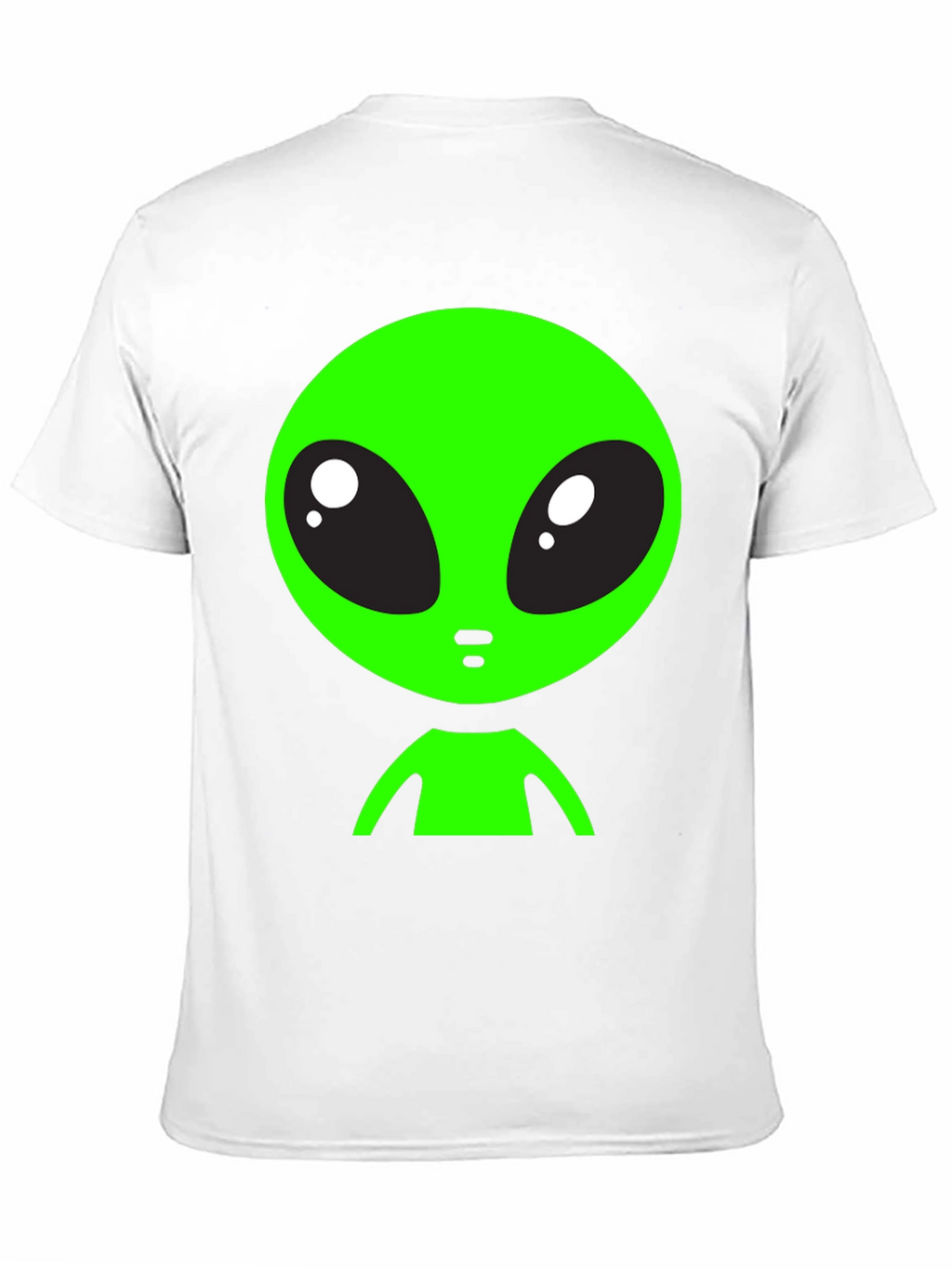 Alien Graphic Tee - Black Crew Neck T-Shirt