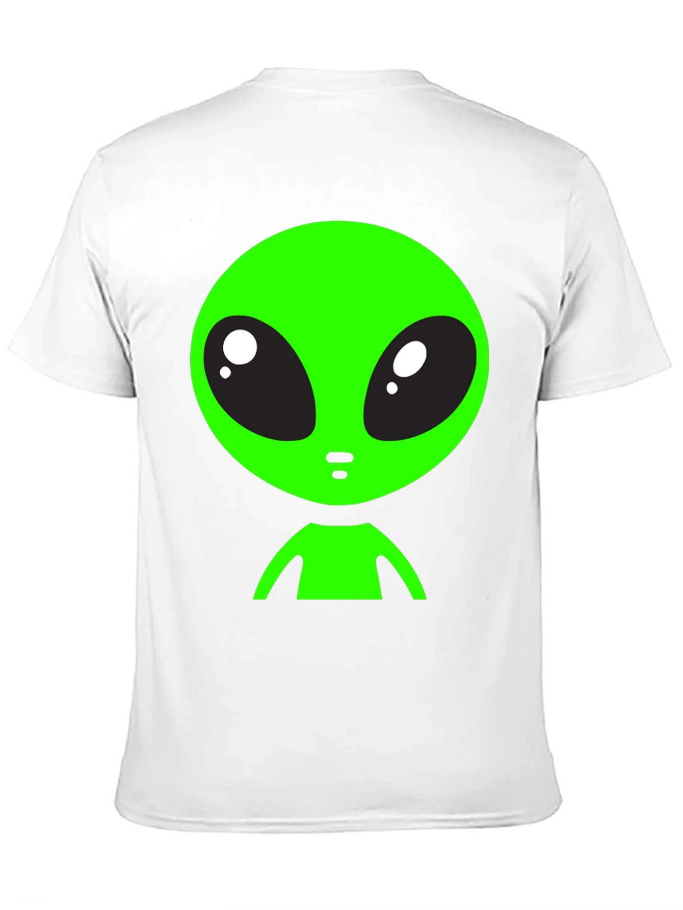 Alien Graphic Tee - Black Crew Neck T-Shirt