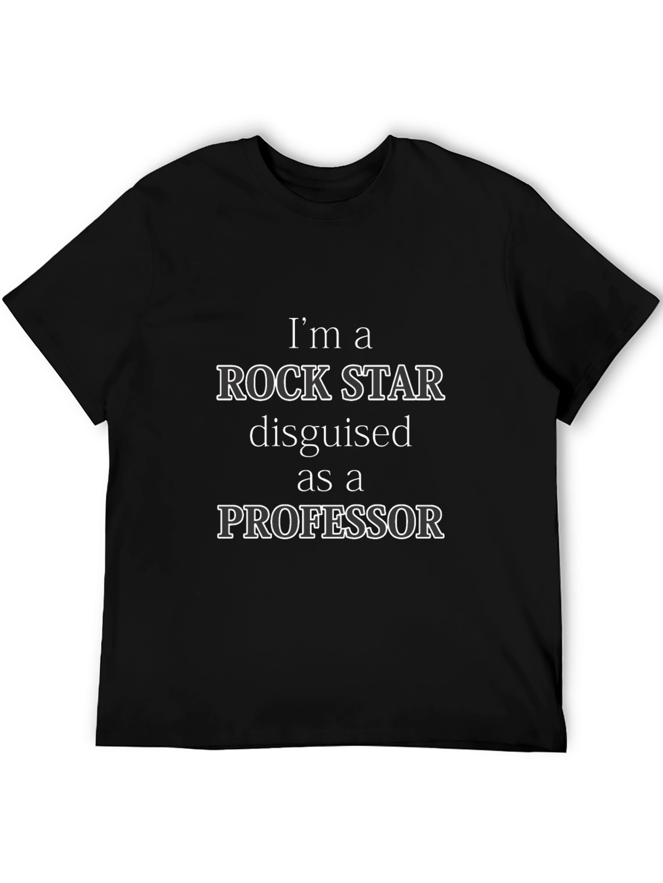 Rock Star Professor Graphic T-Shirt