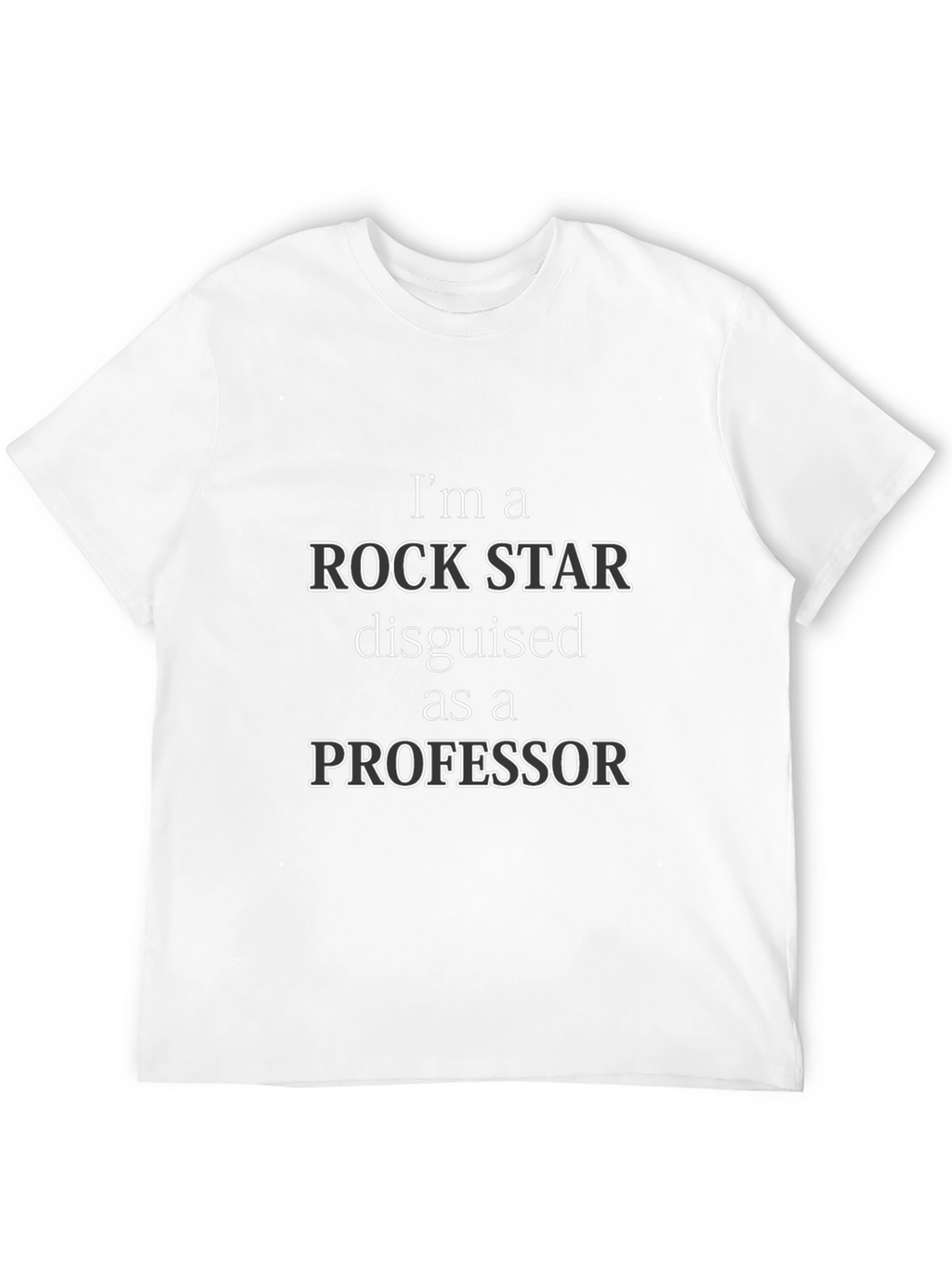 Rock Star Professor Graphic T-Shirt