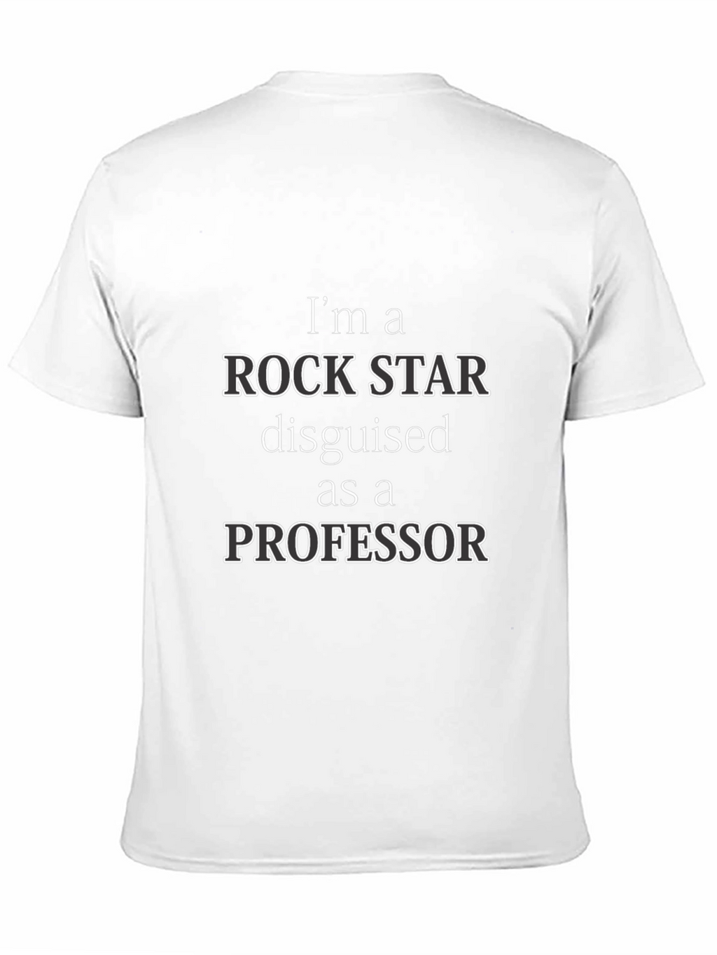 Rock Star Professor Graphic T-Shirt