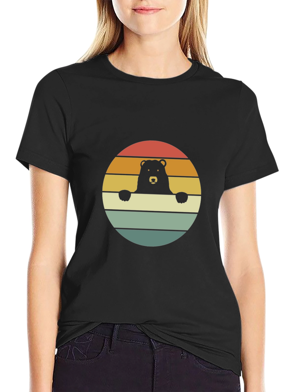 Retro Bear Graphic Tee - Comfort & Style