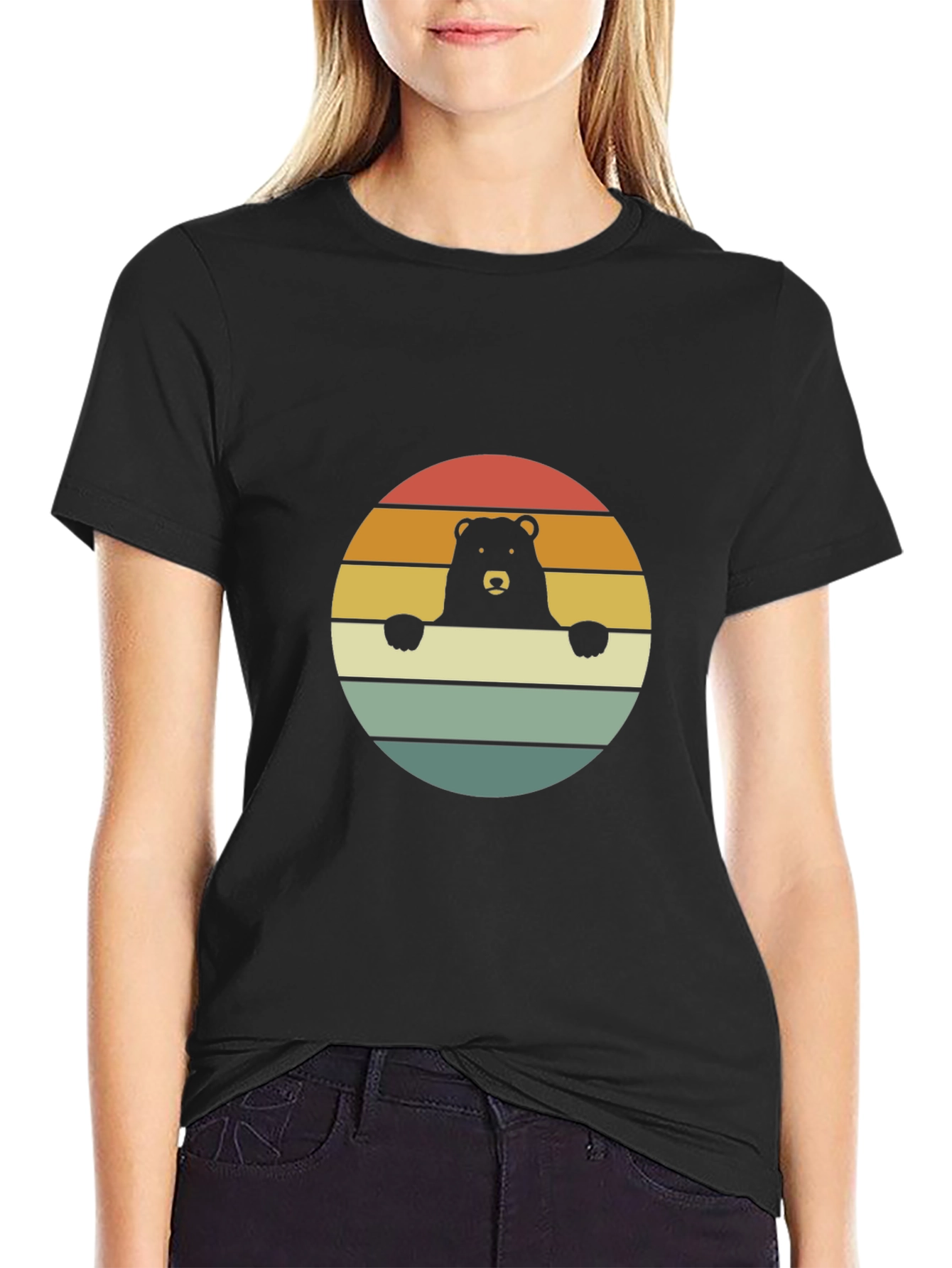 Retro Bear Graphic Tee - Comfort & Style