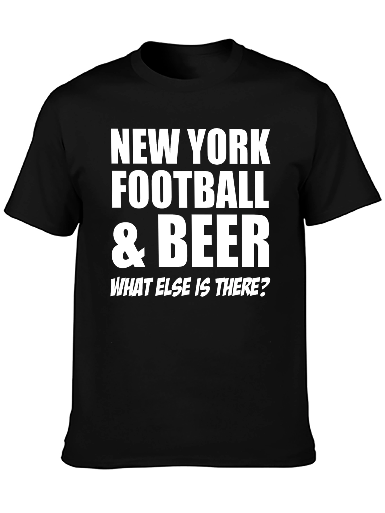 New York Football & Beer Graphic Tee