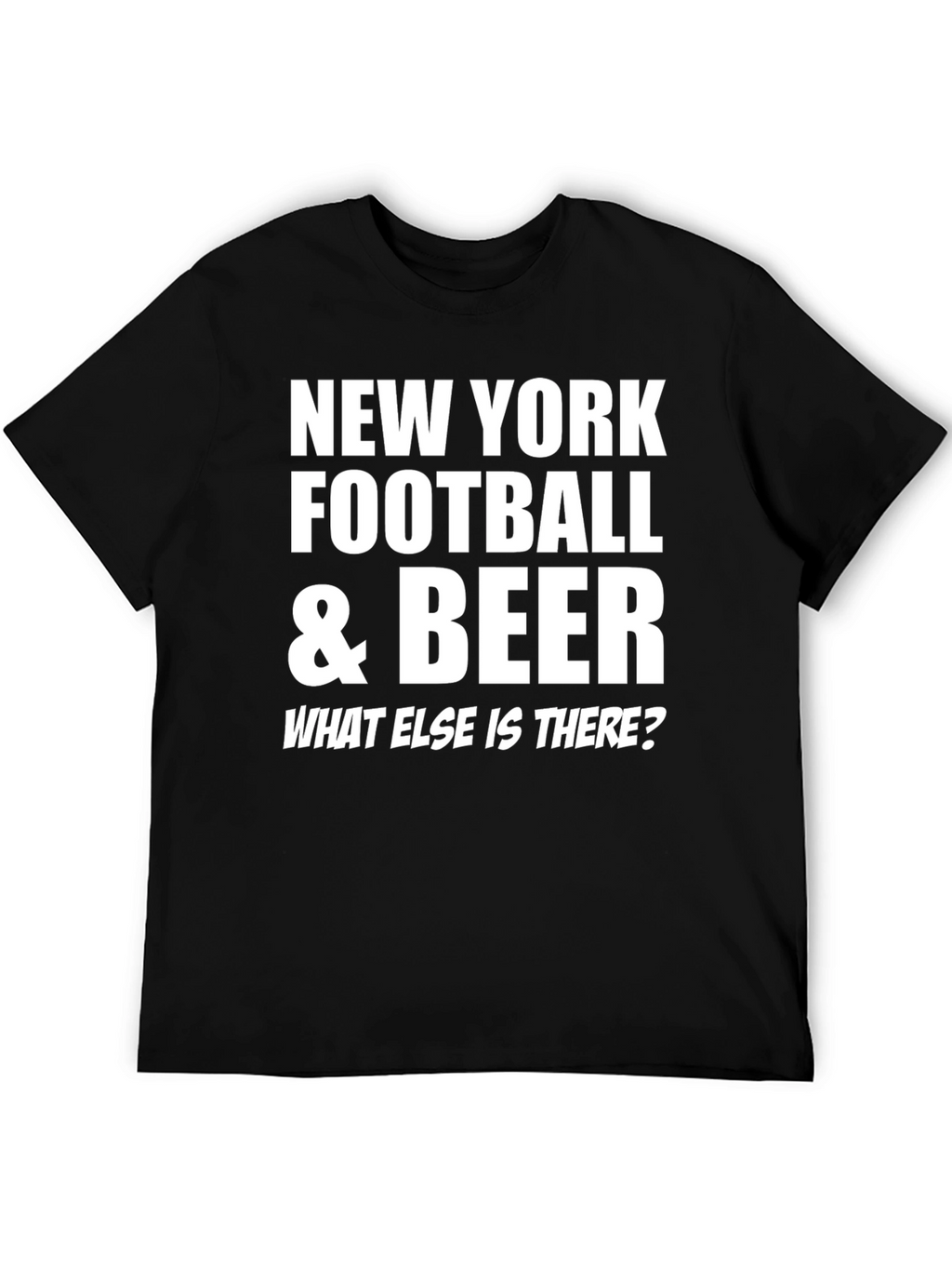 New York Football & Beer Graphic Tee