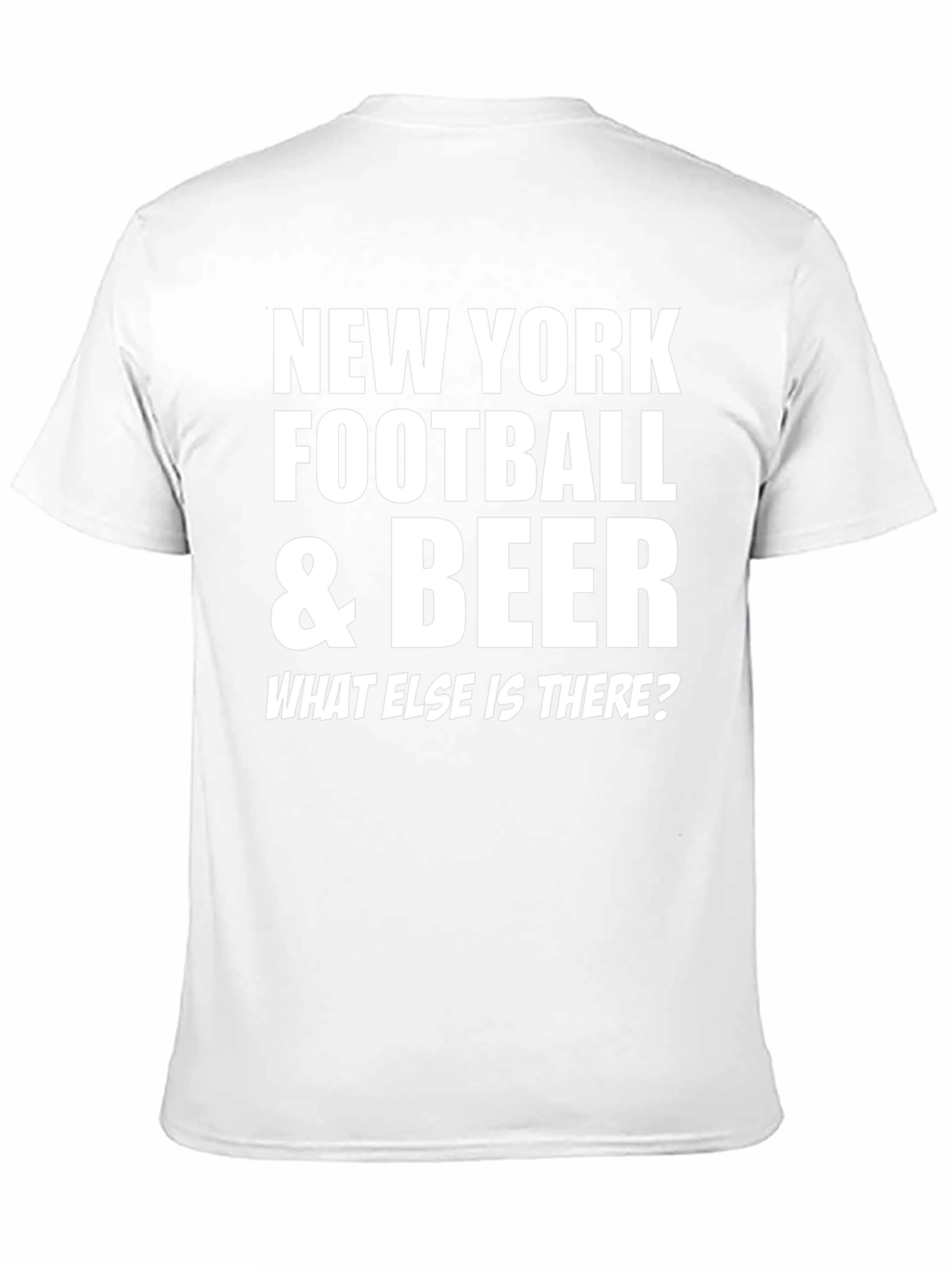 New York Football & Beer Graphic Tee