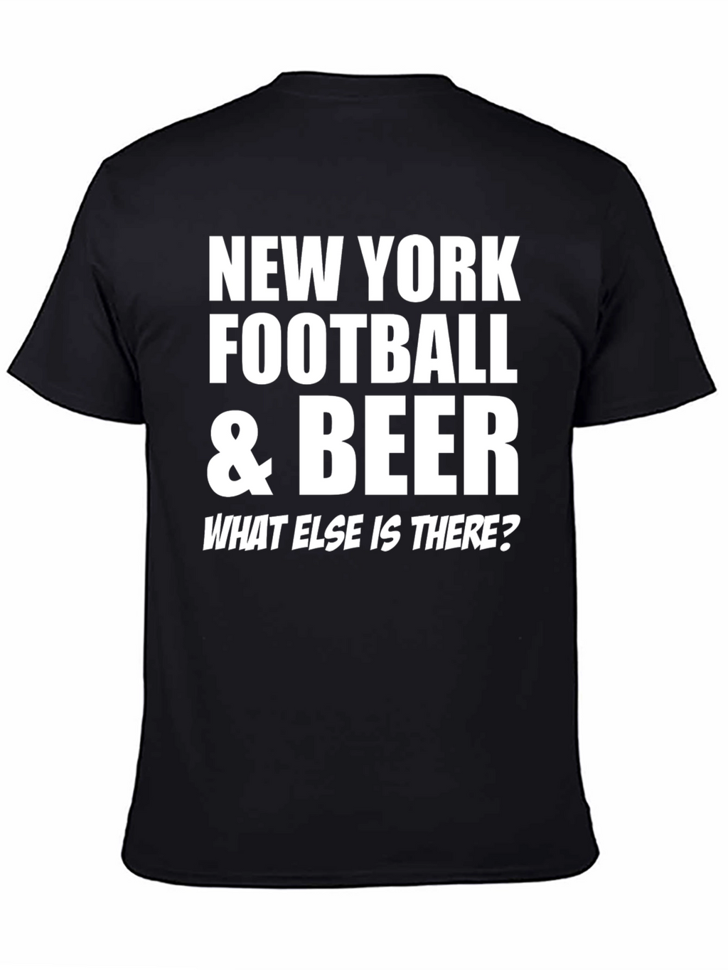 New York Football & Beer Graphic Tee