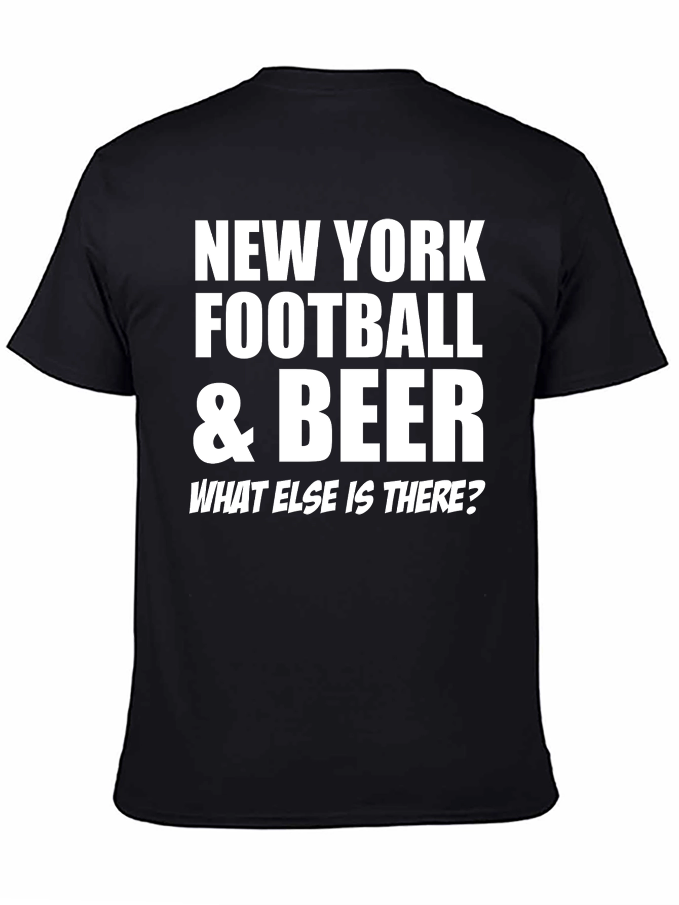 New York Football & Beer Graphic Tee