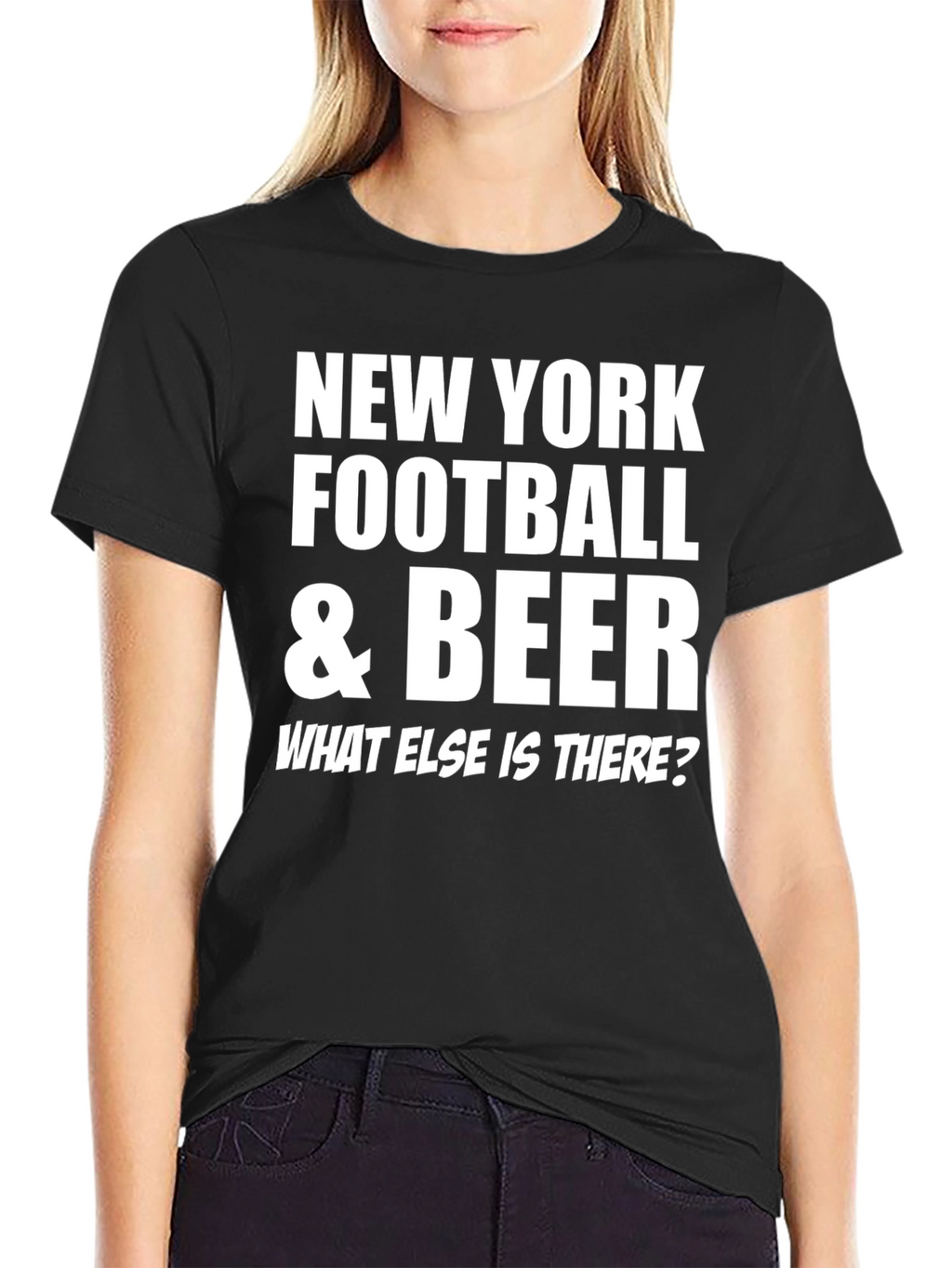 New York Football & Beer Graphic Tee