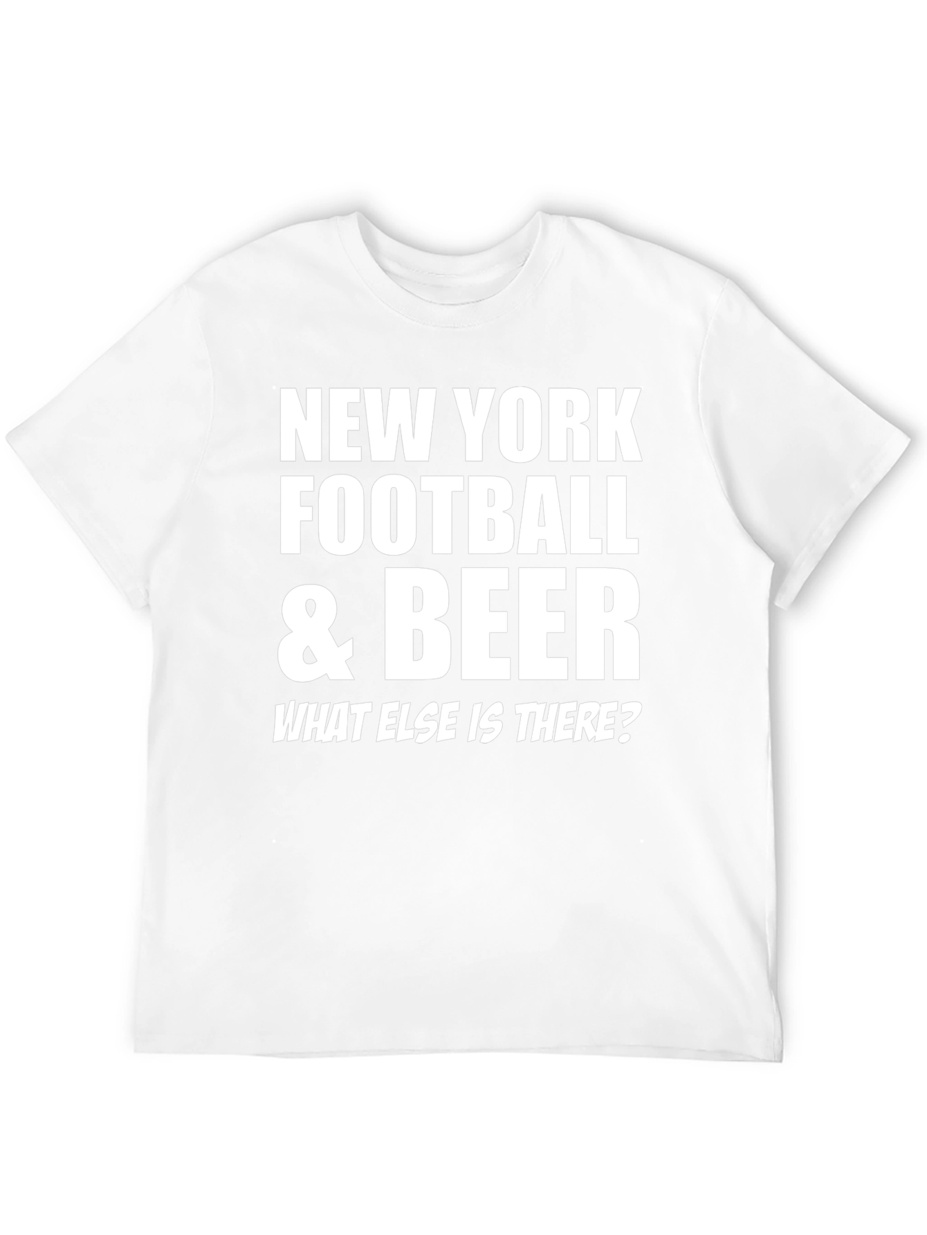 New York Football & Beer Graphic Tee