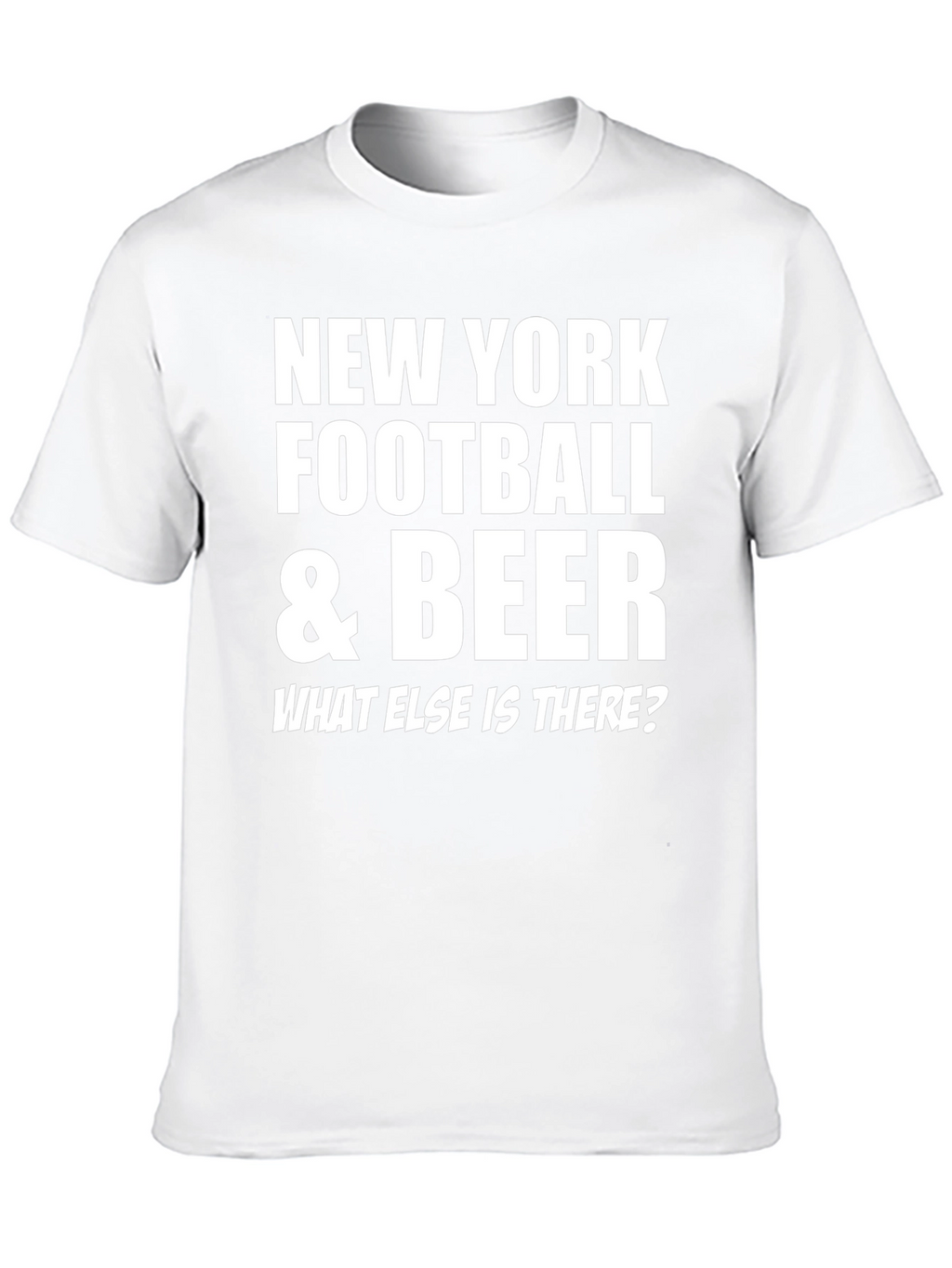New York Football & Beer Graphic Tee