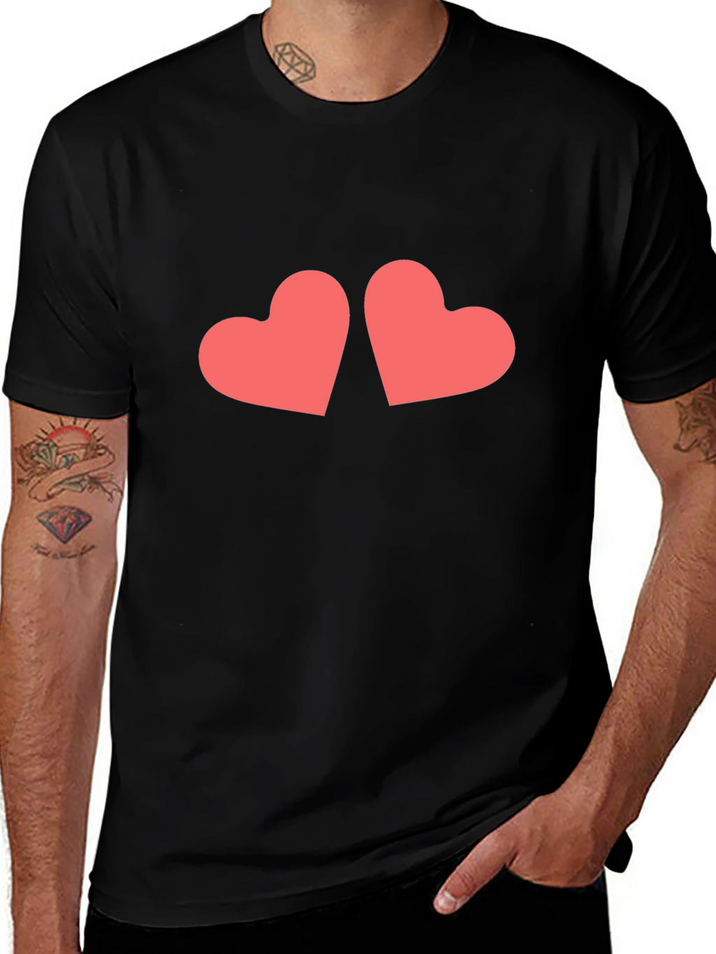 Heartfelt Black T-Shirt