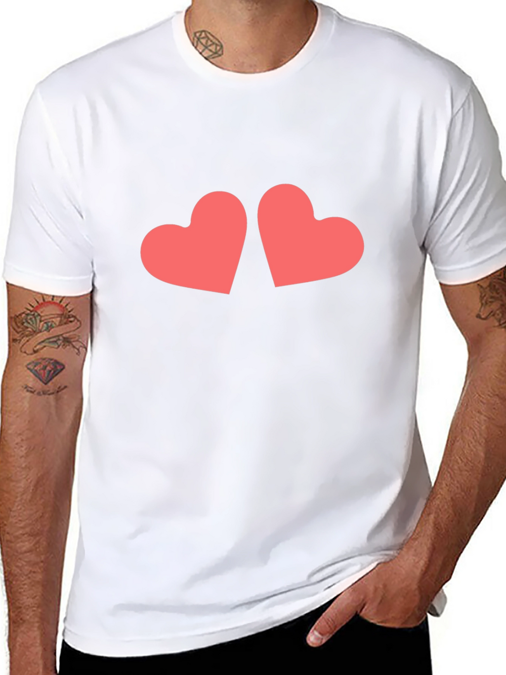 Heartfelt Black T-Shirt