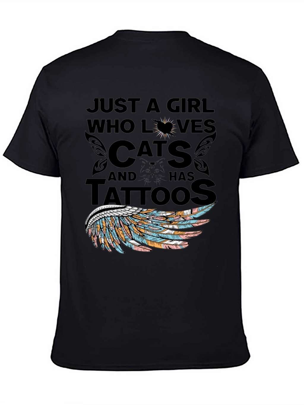 Cat Lover Tattoo T-Shirt