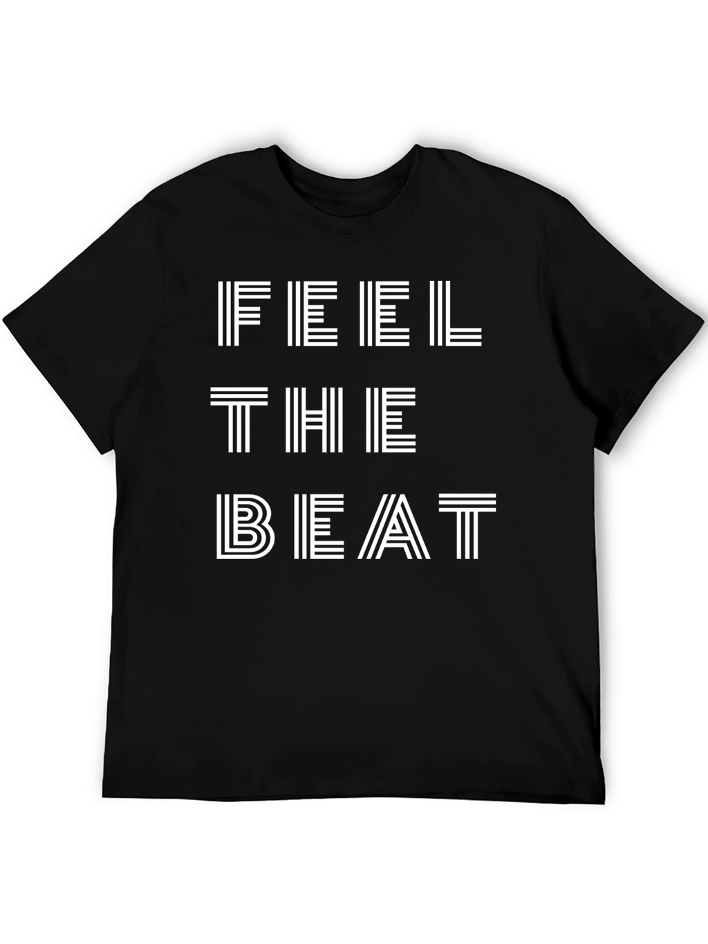 Feel The Beat Graphic Tee - Stylish Comfort