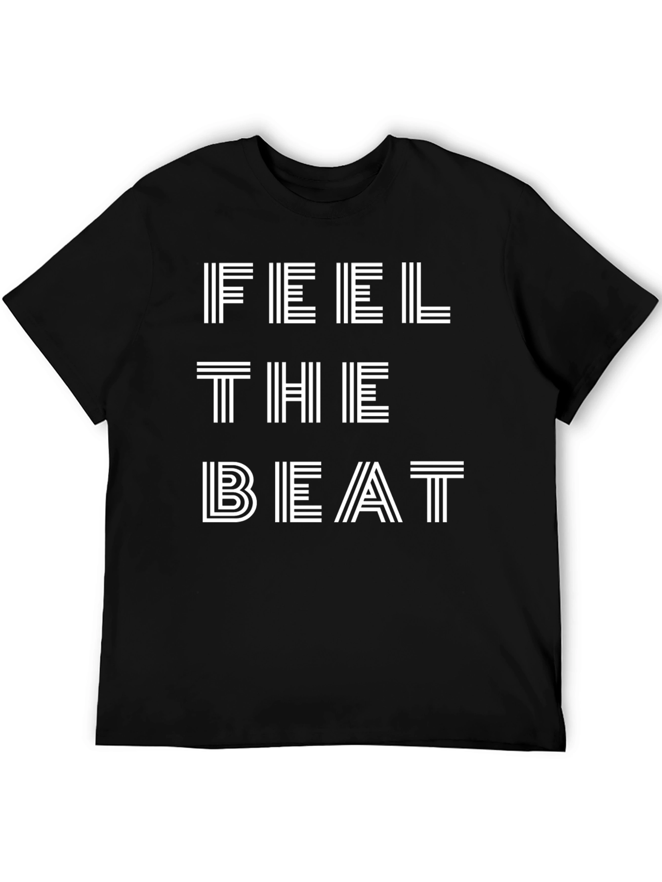 Feel The Beat Graphic Tee - Stylish Comfort