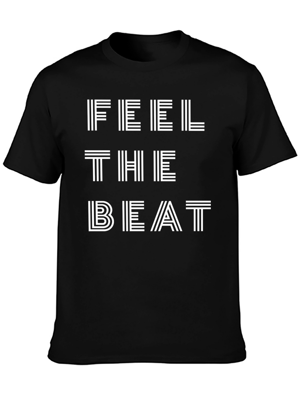 Feel The Beat Graphic Tee - Stylish Comfort