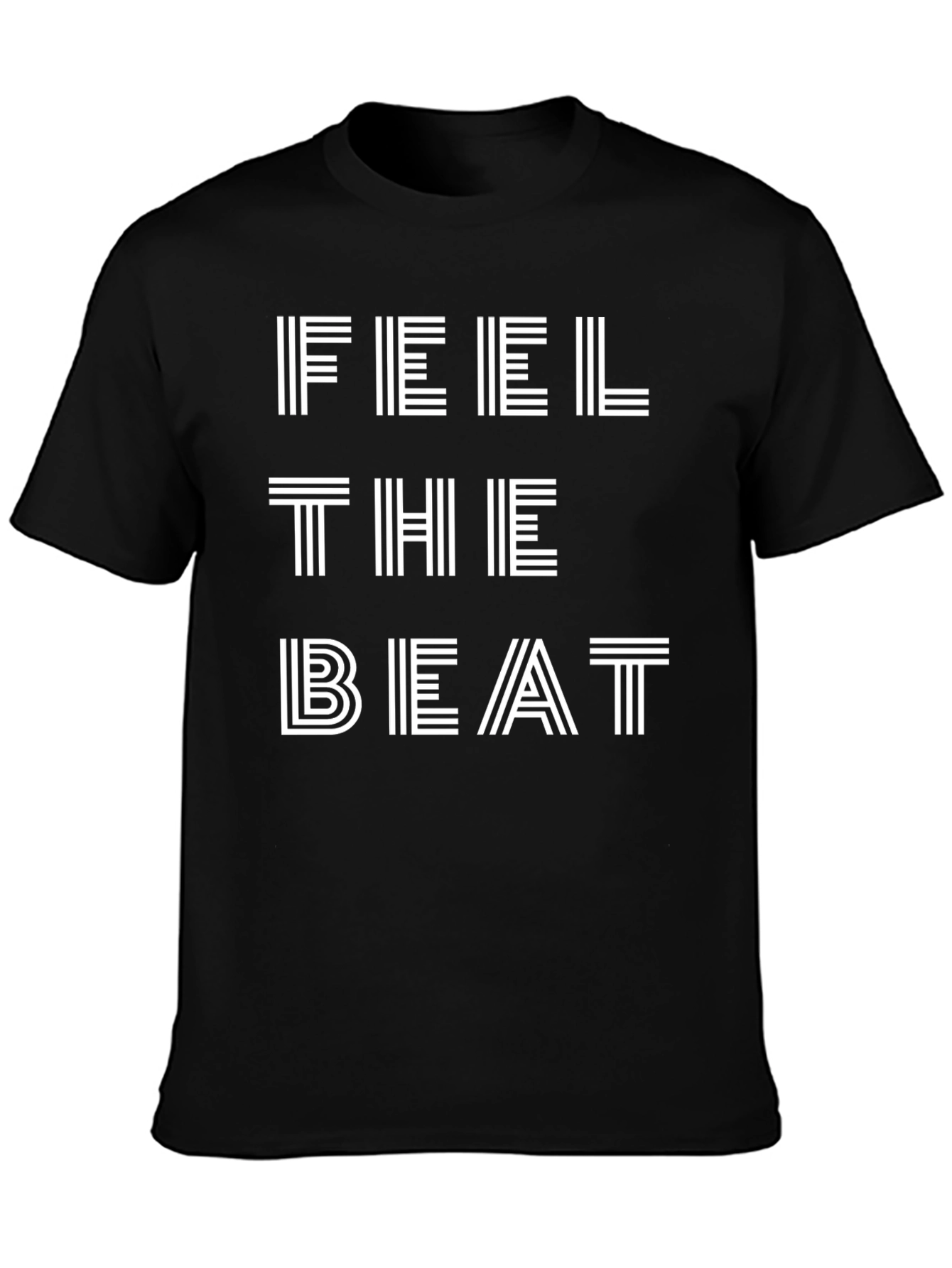 Feel The Beat Graphic Tee - Stylish Comfort