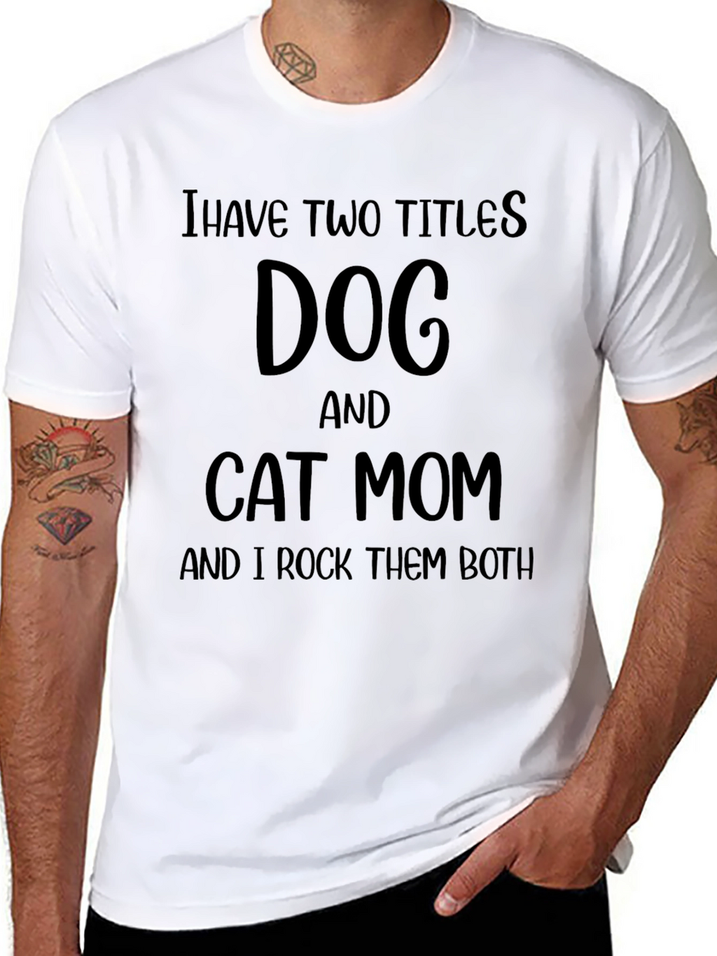 Dog and Cat Mom T-Shirt