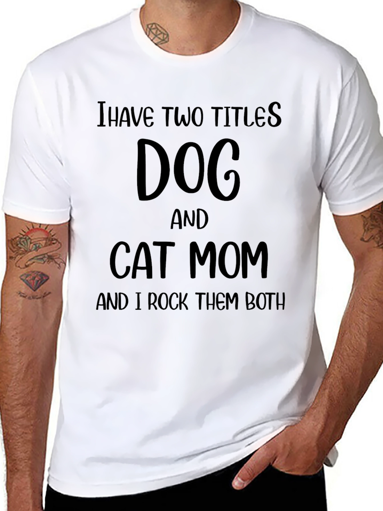Dog and Cat Mom T-Shirt
