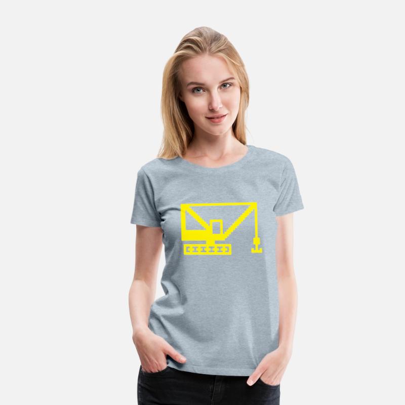 8 BitArt Construction Yellow Crane