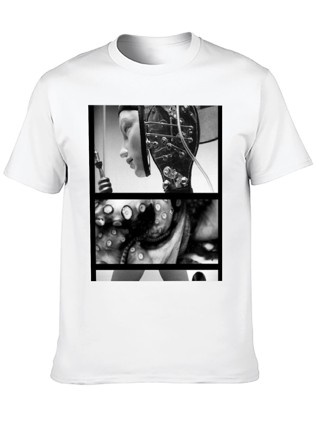 Black T-Shirt with Metropolis Graphic