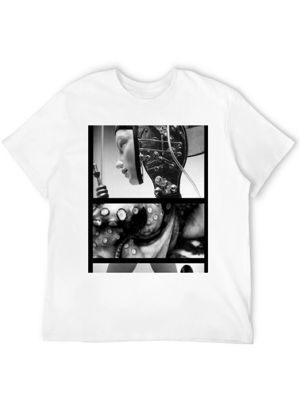 Black T-Shirt with Metropolis Graphic