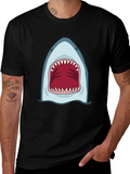 Shark Mouth Graphic Tee - Bold & Unique