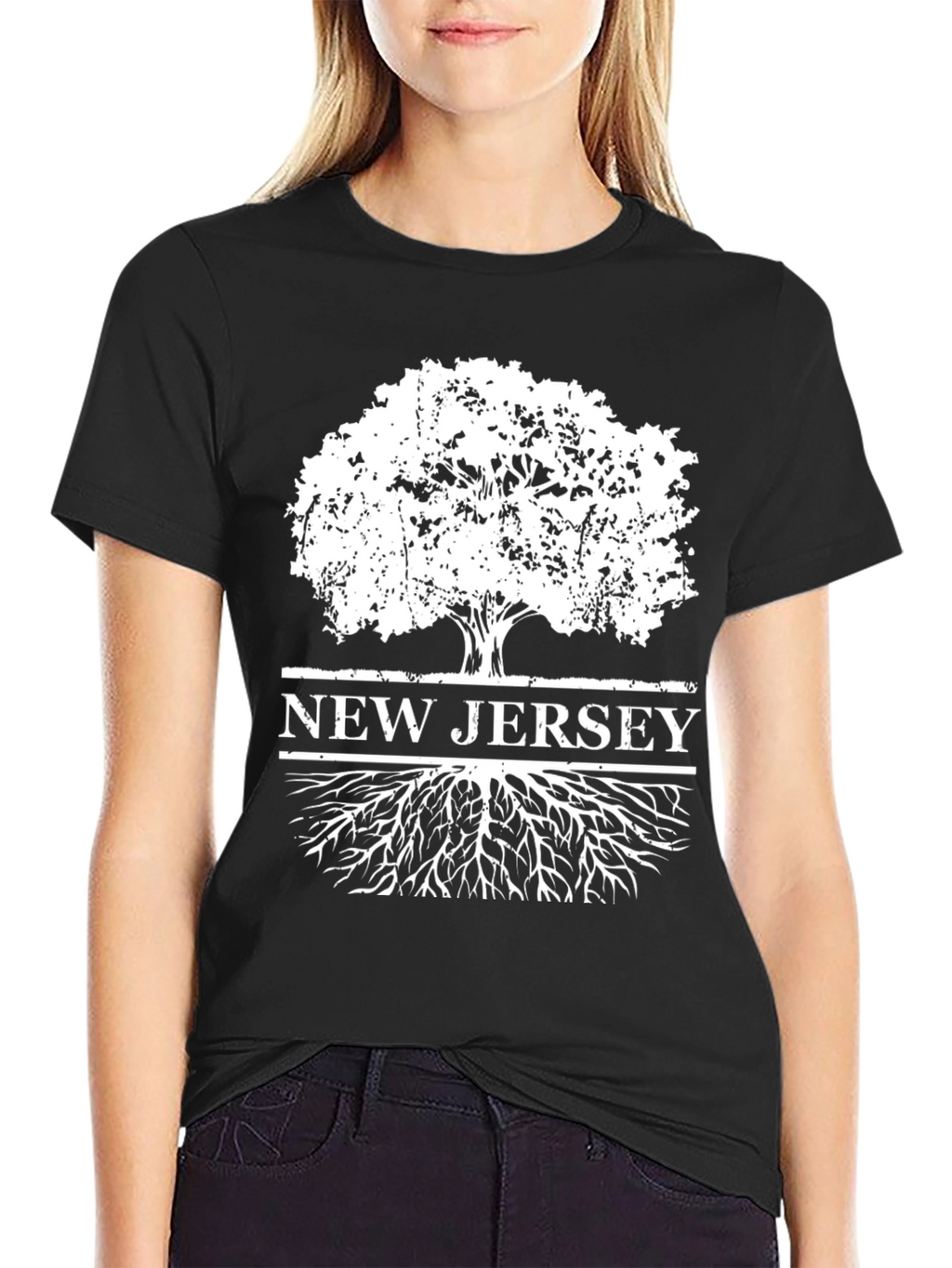 New Jersey Tree Roots Graphic T-Shirt