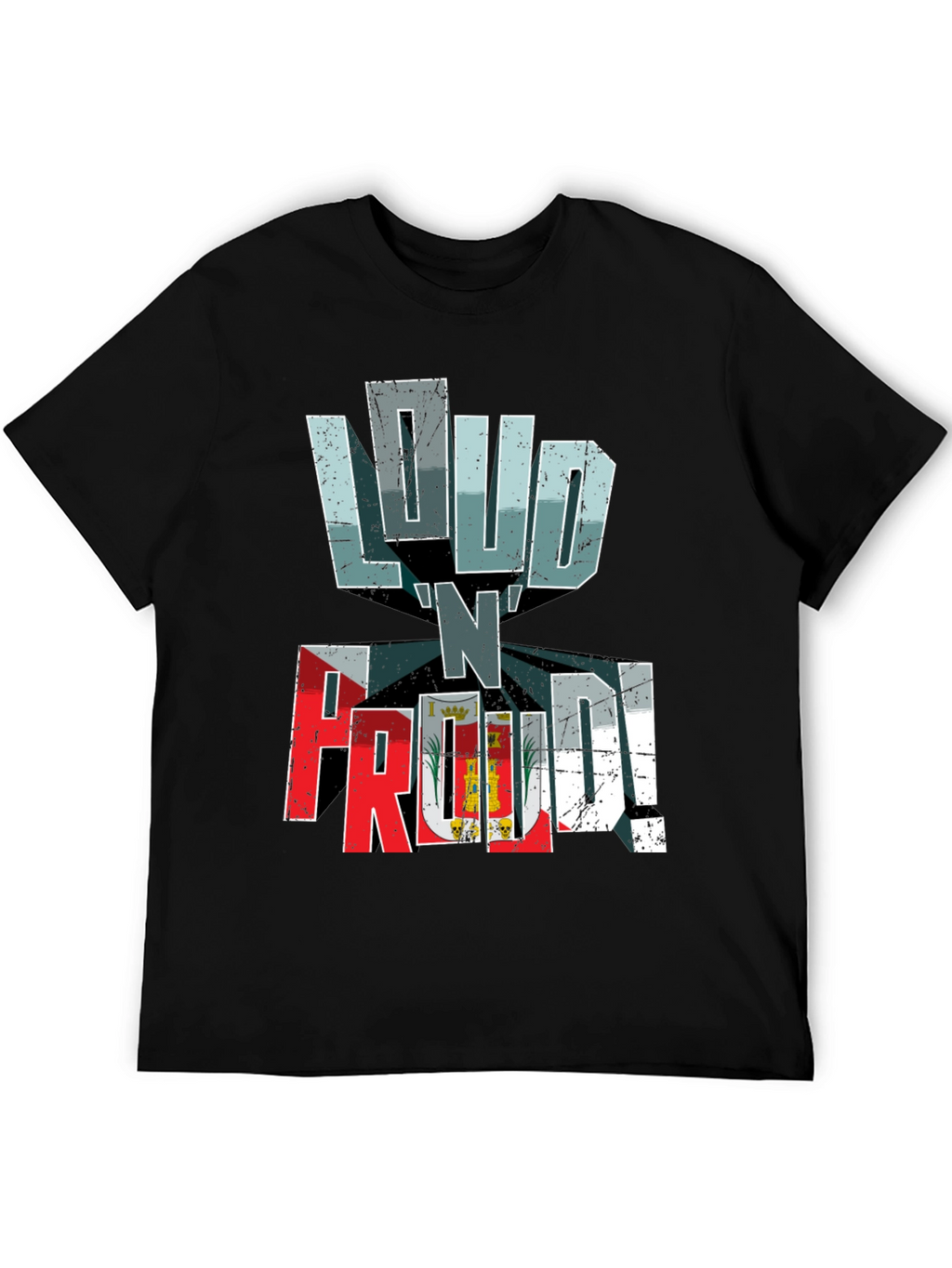 Loud N Proud Graphic Tee - Black
