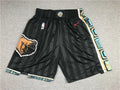 Men's Memphis Grizzlies Black City Edition Basketball Shorts1