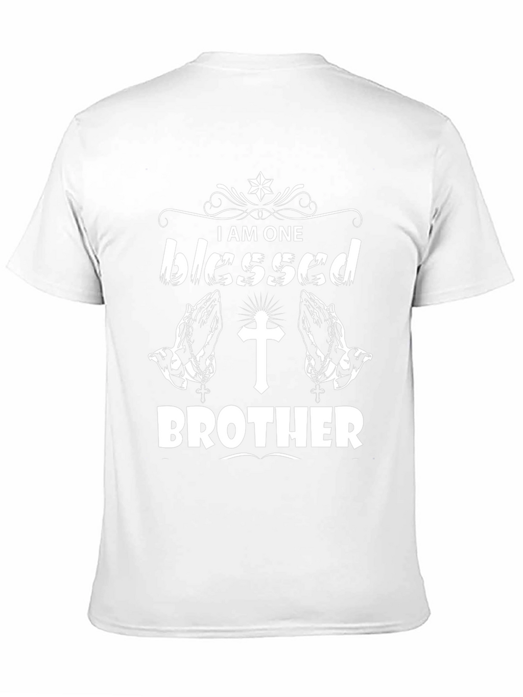 Blessed Brother Graphic Tee - Black Christian T-Shirt