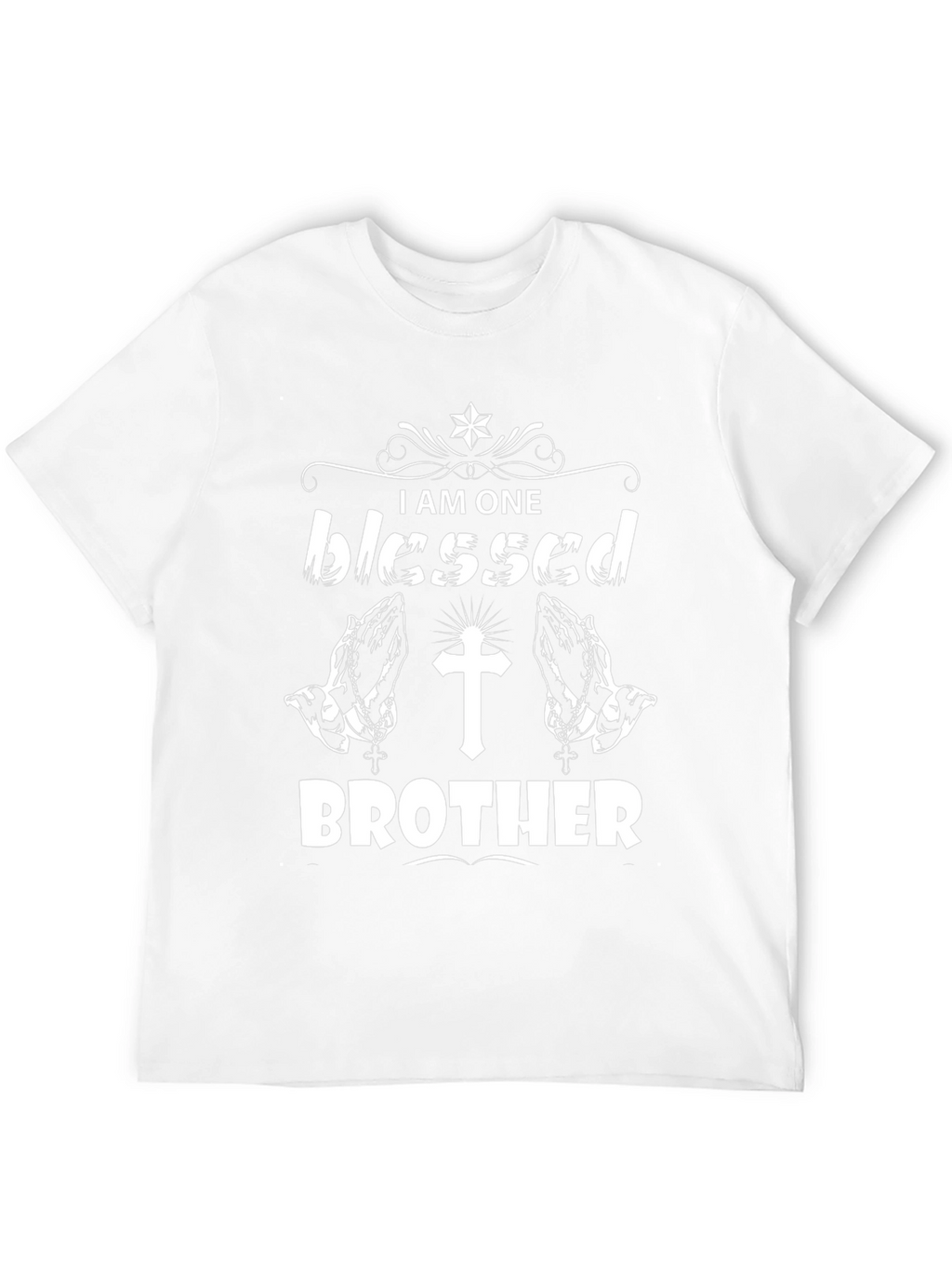 Blessed Brother Graphic Tee - Black Christian T-Shirt
