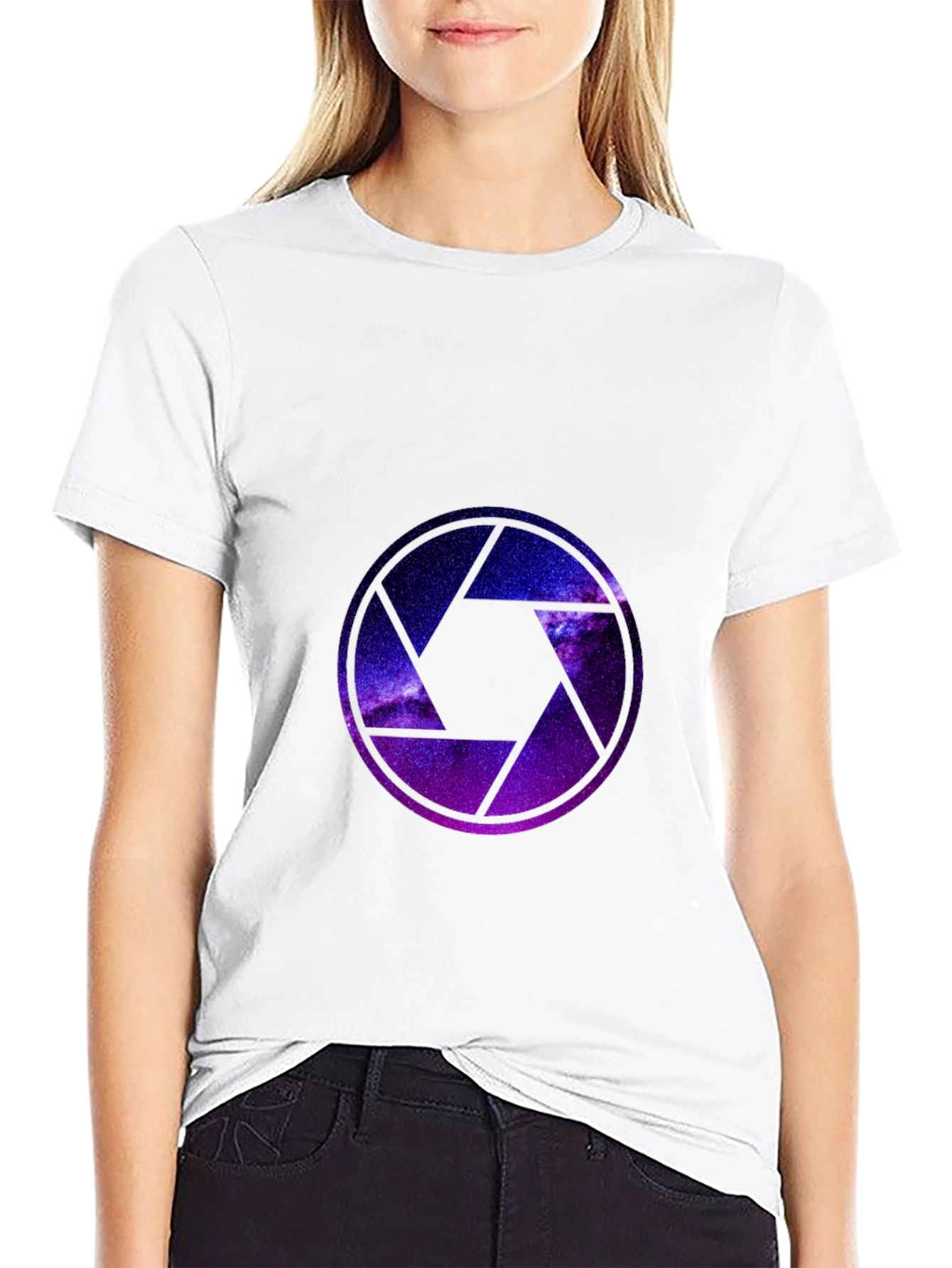 Aperture Nebula Black T-Shirt
