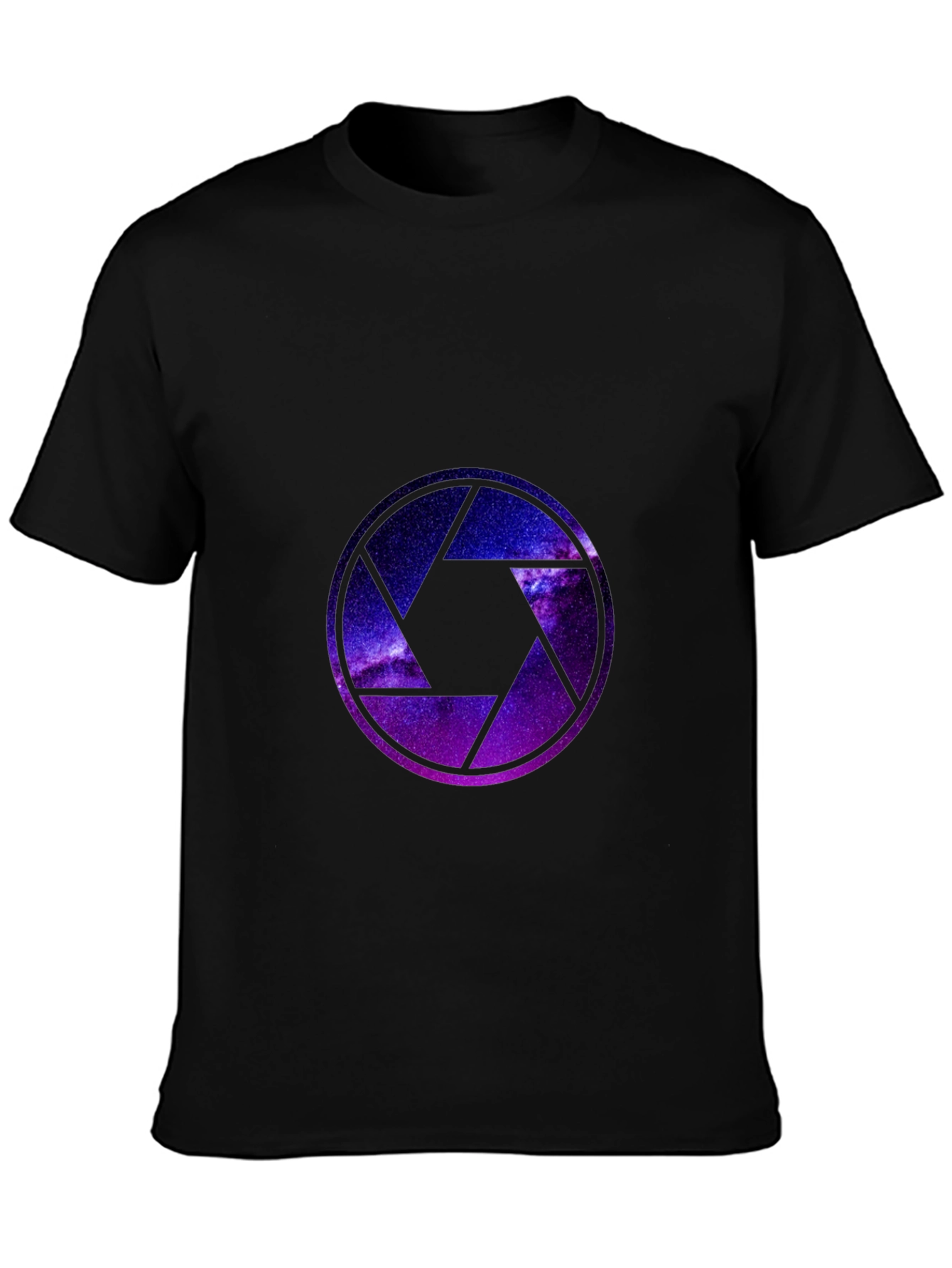 Aperture Nebula Black T-Shirt