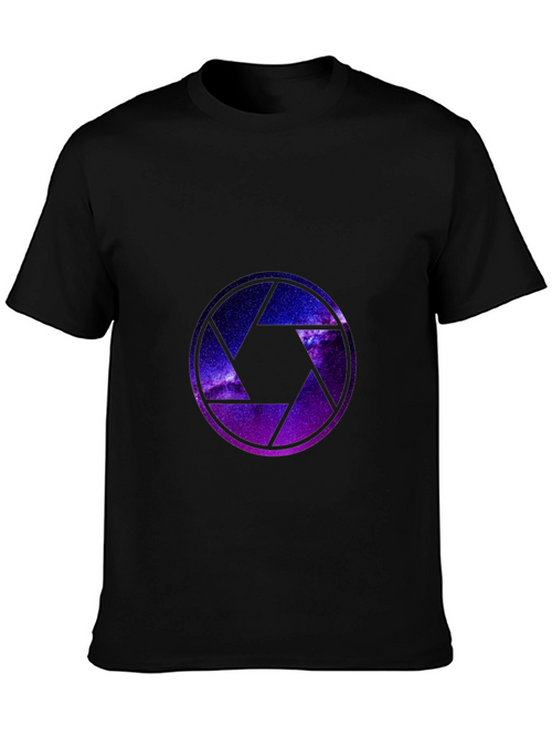 Aperture Nebula Black T-Shirt